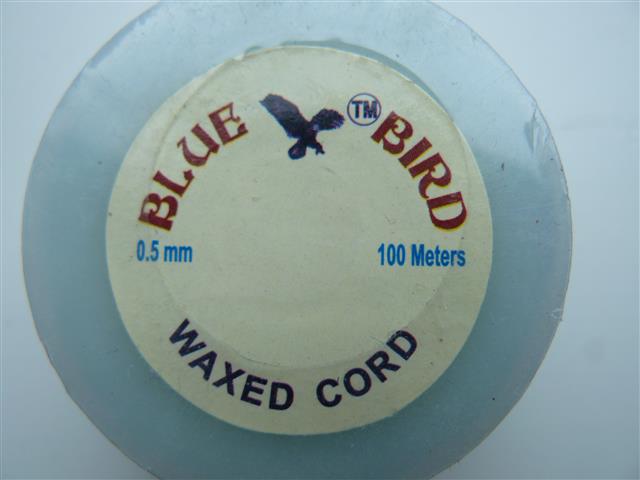 Blue bird waxed cord