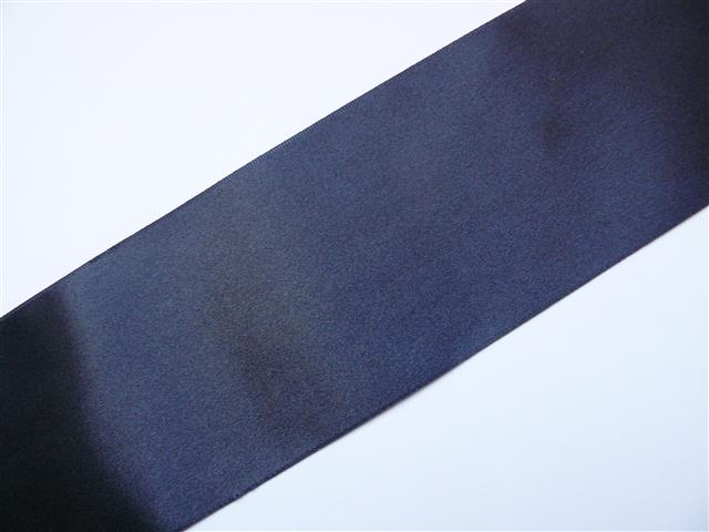 Donker blauw satijnlint 10 mm
